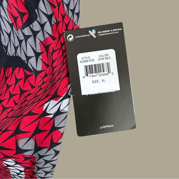 NEW Girls’ Nike Air Jordan Jumpman Dry-Fit 3/4 Length Tights - XL - Picture 3 of 4